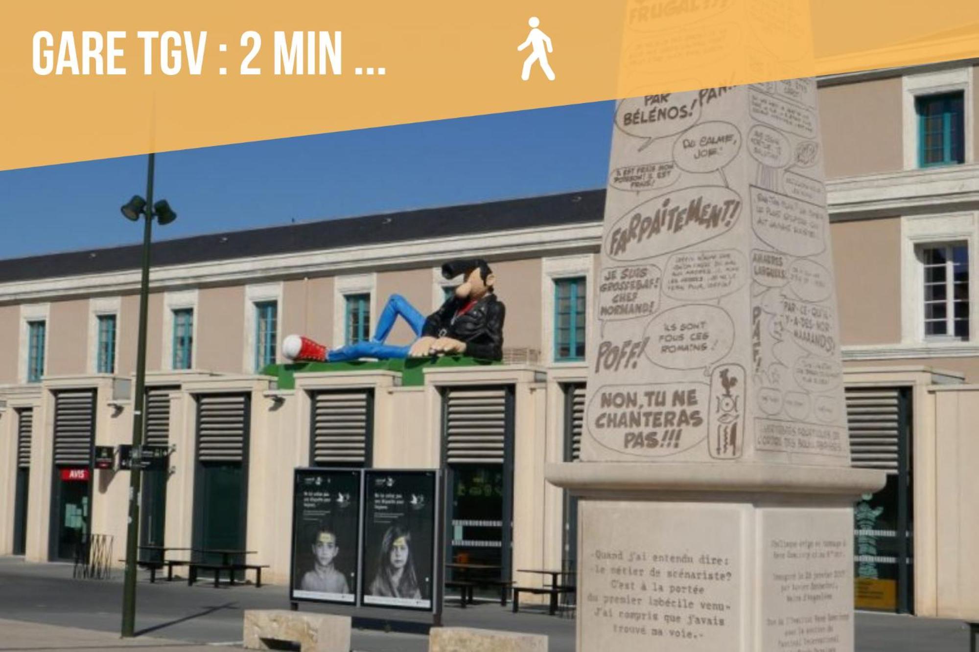 Appart Proche Gare Tgv Angouleme Deco Theme Bande Dessinee Екстериор снимка