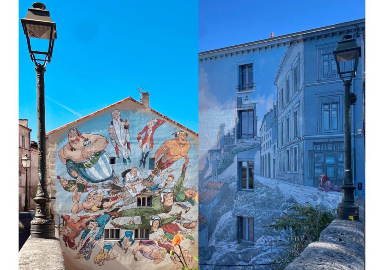 Appart Proche Gare Tgv Angouleme Deco Theme Bande Dessinee Екстериор снимка